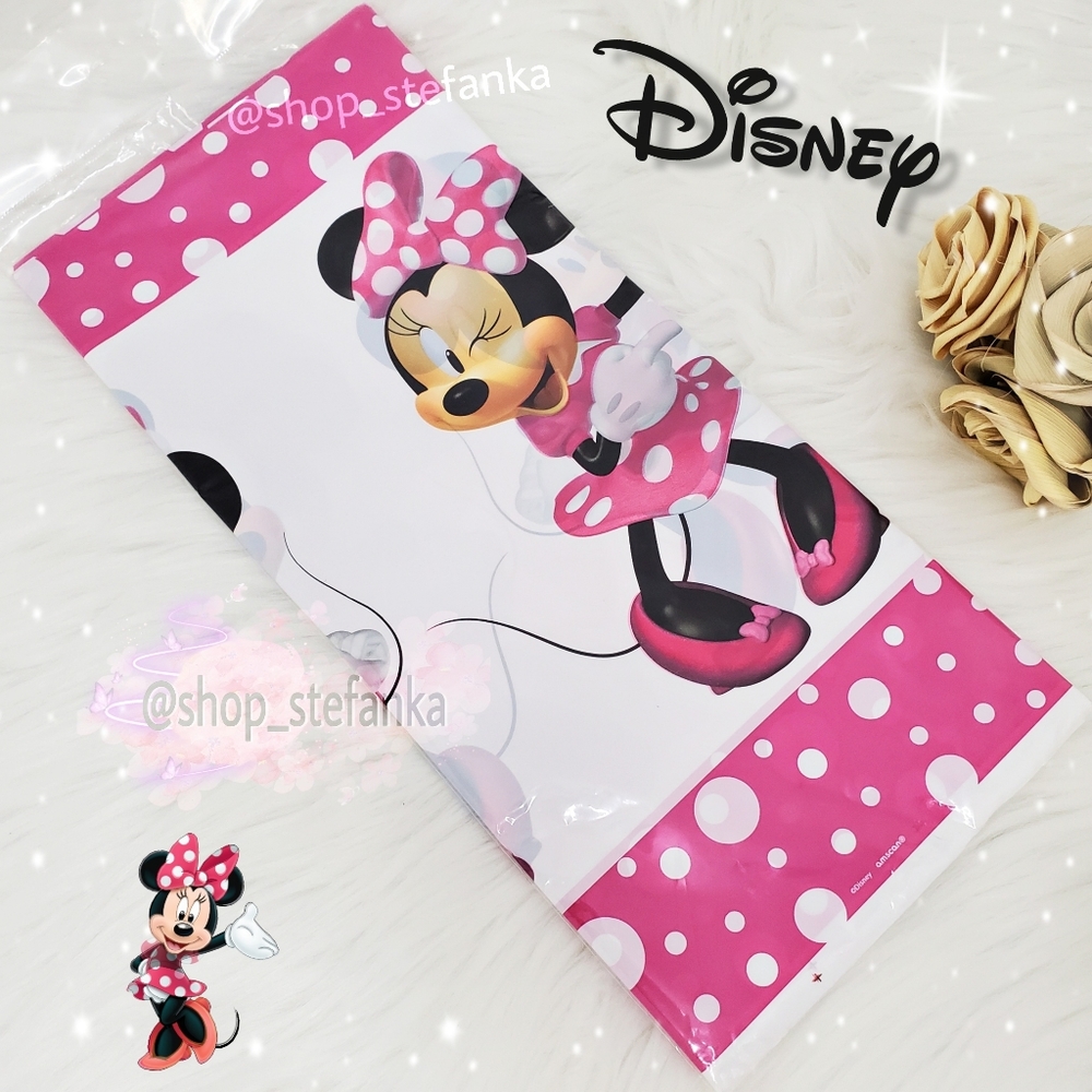 🎁 Minnie Mouse Disney Plastic Table Cover